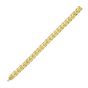 14K Chevron Link Bangle