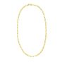 14K Mini Diamante Paperclip Chain