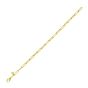 14K Mini Diamante Paperclip Chain