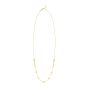 14K Adjustable Heart Link Necklace