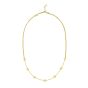 14K Adjustable Heart Link Necklace