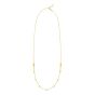 14K Adjustable Bead Link Necklace
