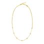 14K Adjustable Bead Link Necklace