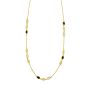 14K Onyx & MOP Inlay Links Necklace