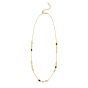 14K Onyx & MOP Inlay Links Necklace