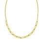 14K Adjustable Paperclip Necklace