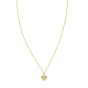 14K Petite Diamond Heart Necklace