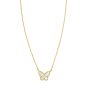 14K Primavera MOP Butterfly Necklace