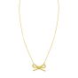 14K Rope Bow Necklace