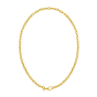14K Charm Lock Rolo Chain