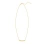 14K Diamond Bar Bauble Necklace
