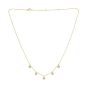 14K Diamond Flower Necklace