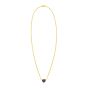 14K Amethyst Heart Necklace