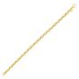 14K Men's Oval Link Bracelet