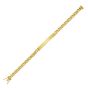 14K Gold 6mm Lite Cuban ID Bracelet