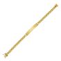 14K Gold 6.6mm Lite Cuban ID Bracelet