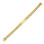14K Gold 9.1mm Lite Cuban ID Bracelet
