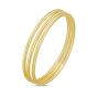 14K Triple Row Stretch Mesh Bracelet