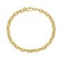 14K Men's Fashion French Cable Link Chain