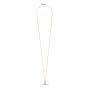 14k Gold T-Bar Necklace