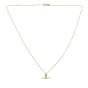 14k Gold T-Bar Necklace