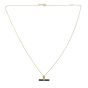 14k Gold T-Bar Necklace