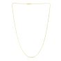 14K Gold 0.87mm Diamond Cut Cable Chain