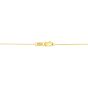 14K Gold 0.87mm Diamond Cut Cable Chain