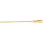18K Gold 1.4mm Diamond Cut Cable Chain