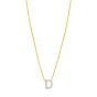 14K Mini Diamond Initial - ALL LETTERS