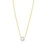 14K Mini Diamond Initial - ALL LETTERS