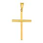14K Gold Thin Cross