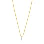 14K Mini Diamond Initial - ALL LETTERS