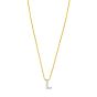 14K Mini Diamond Initial - ALL LETTERS