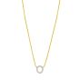 14K Mini Diamond Initial - ALL LETTERS