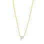 14K Mini Diamond Initial - ALL LETTERS