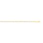 14K Gold 2.6mm White Pave Curb Chain 