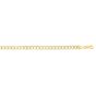 14K Gold 7mm White Pave Curb Chain 