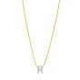 14K Mini Diamond Initial - ALL LETTERS