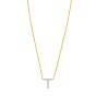 14K Mini Diamond Initial - ALL LETTERS