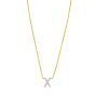 14K Mini Diamond Initial - ALL LETTERS