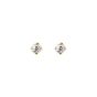 14K Gold 2mm Round CZ Stud Earring