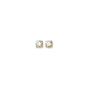14K Gold 8mm Round CZ Stud Earring