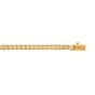 14K Gold 3.4mm Multi-Row Rope Chain Bracelet