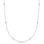 14K Gold .25ct Diamonds by the Yard Necklace