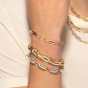 14K 4mm Diamanté Paperclip Chain