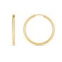 14K Round Hoop Earring