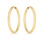 14K Round Hoop Earring