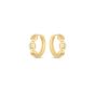 14K Oval Mariner Huggies