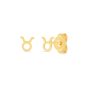 14K Gold Taurus Studs
